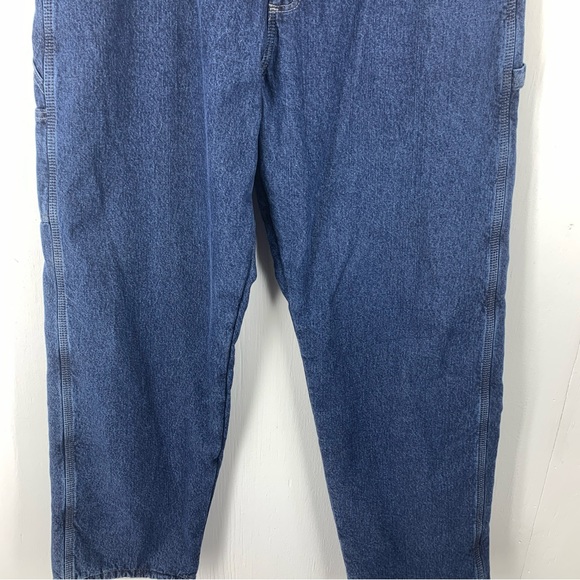 Wrangler Mens 38x32 Fleece Lined Cargo Jeans Carpenter Utility Work Outdoor Warm - Picture 3 of 10